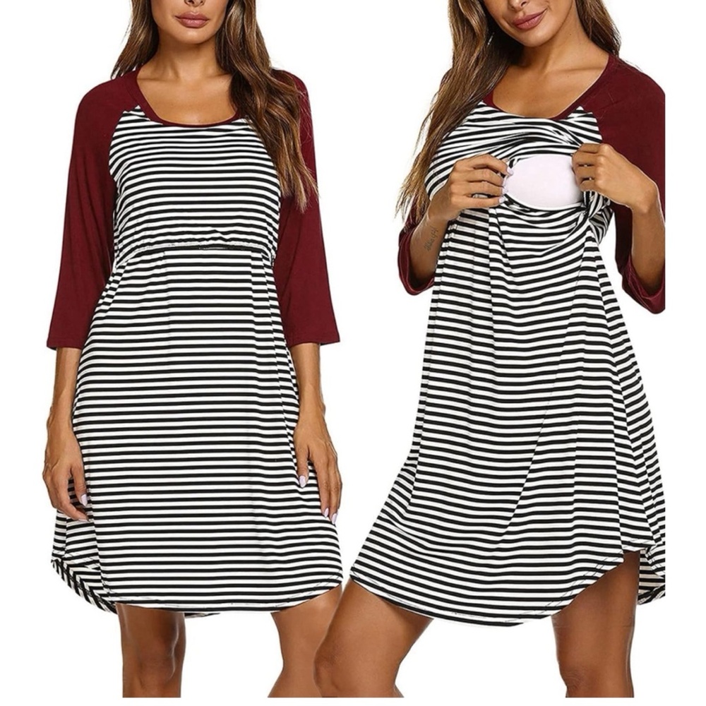 Women’s maternity /breastfeeding dress/gown